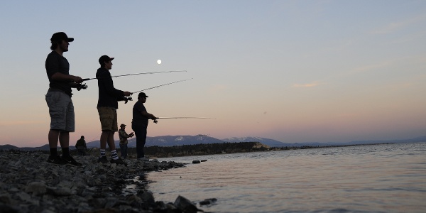 Anglers on the Missouri River
