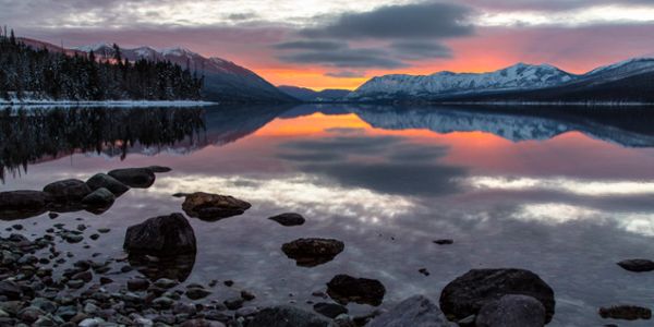 Lake McDonald at Sunset
