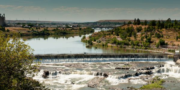 Black Eagle Falls and Dam