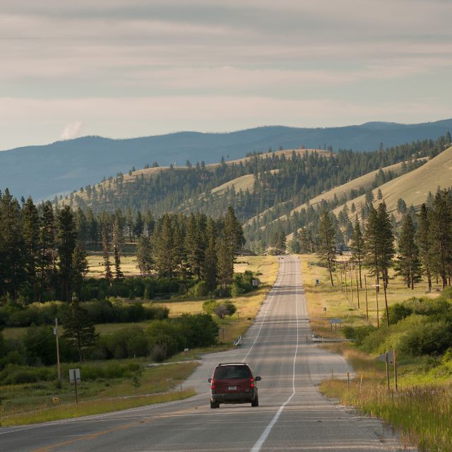 Highway 93 near Sula