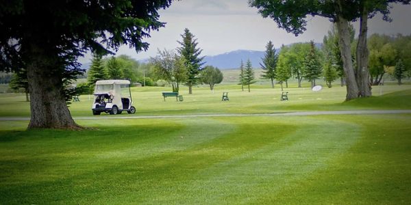 Green fairway at the Beaverhead County Golf Club
