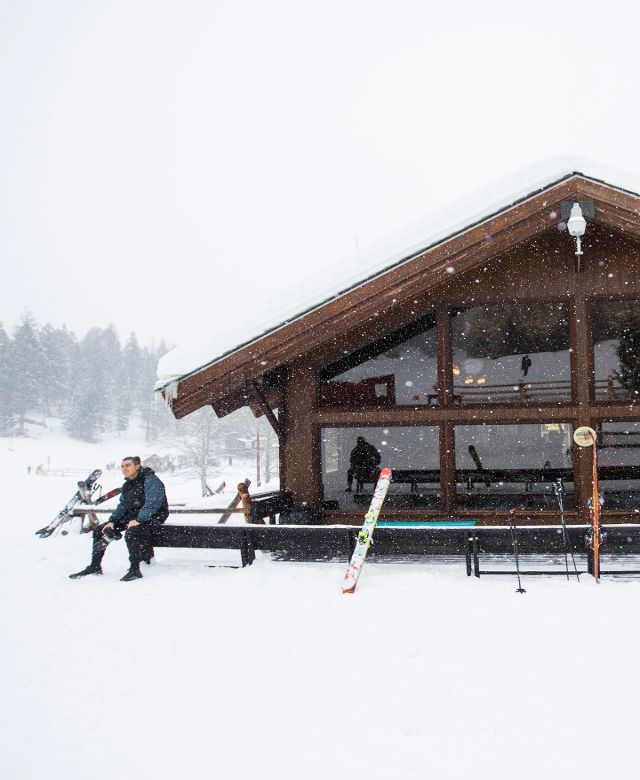 Rural Montana Ski Lodge