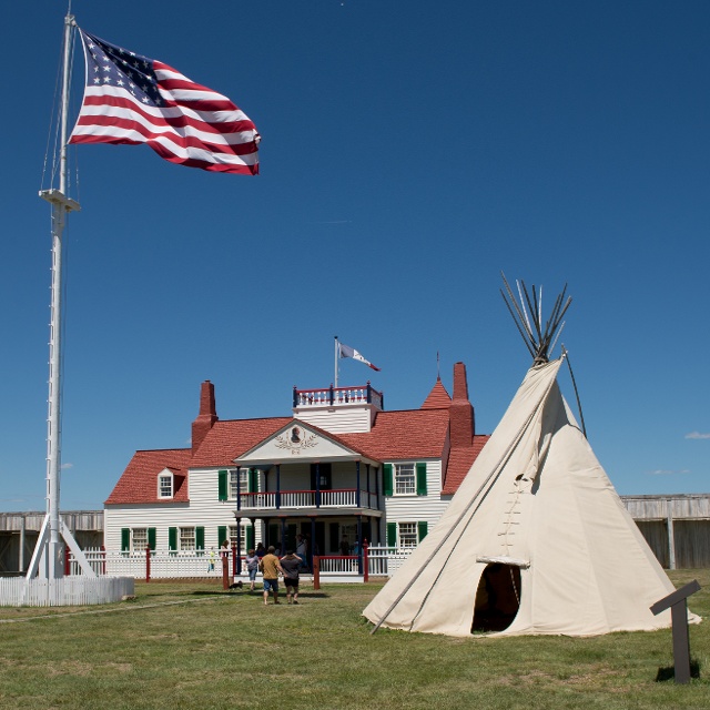 view of Fort Union Trading Post