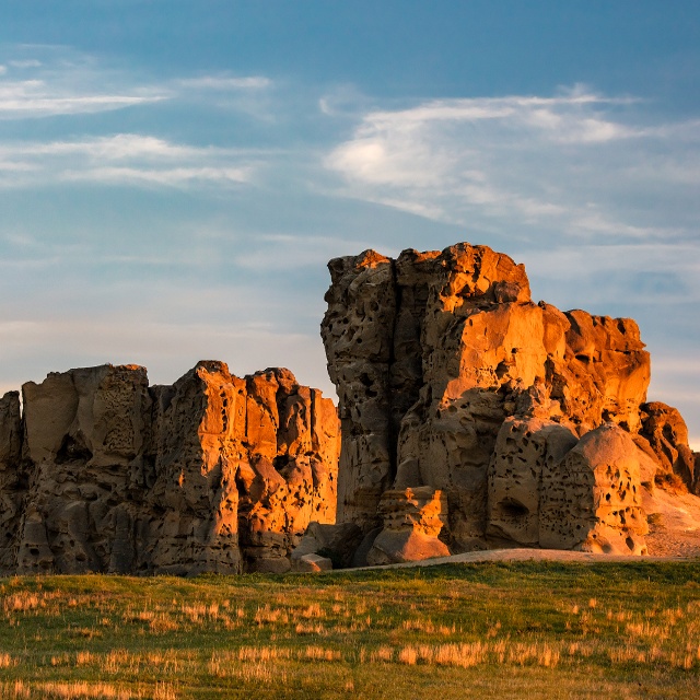 A photo of Medicine Rock State Park