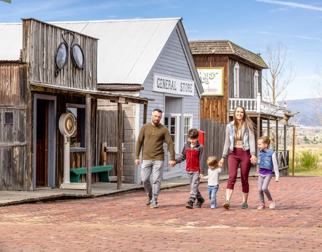 Family at World Museum of Mining