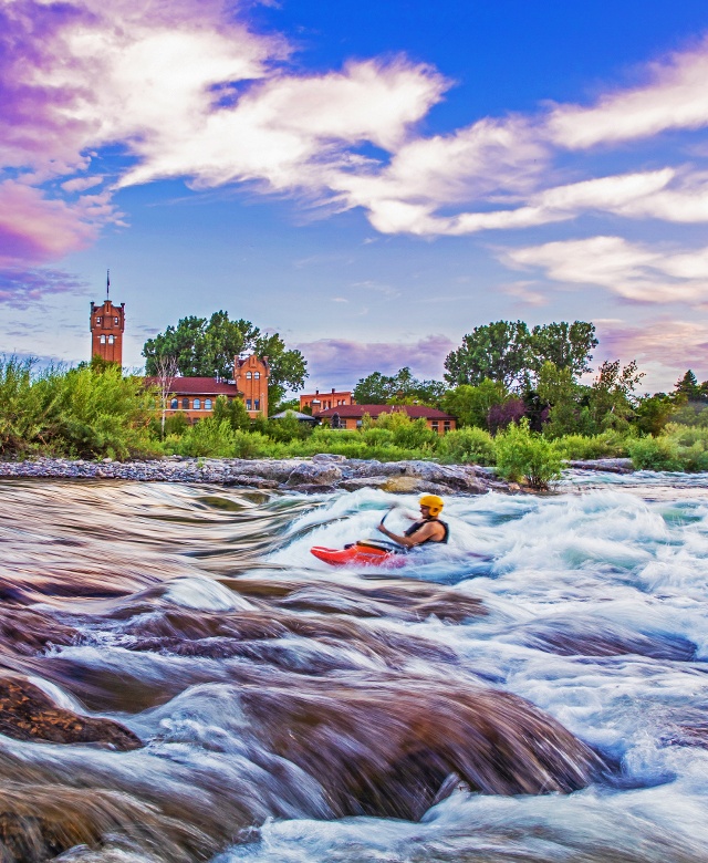 scenic view of Brennan's Wave in Missoula