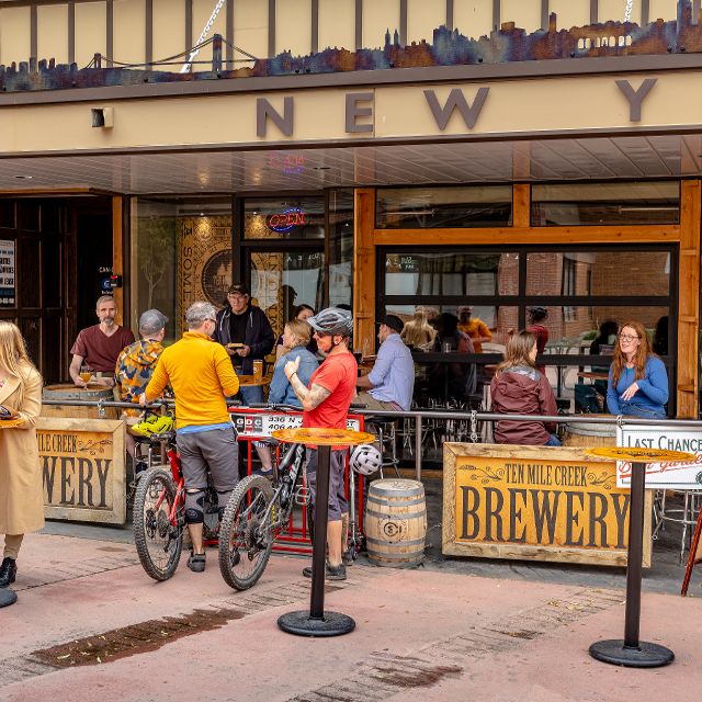 outside of ten mile creek brewery