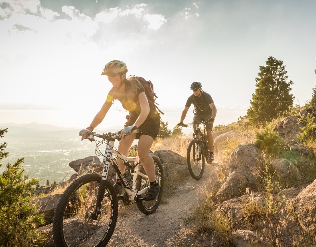 mountain biking