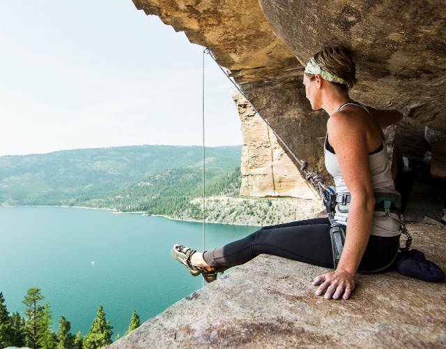 rock climbing