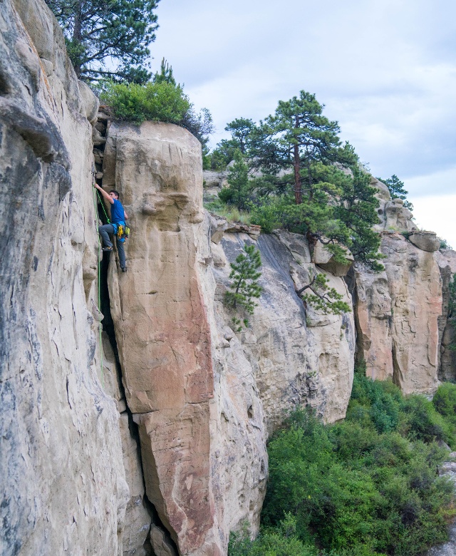 rock climbing