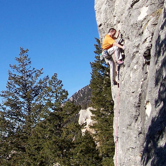 rock climbing