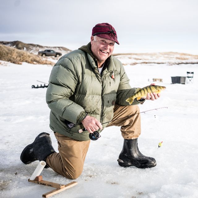 ice fishing