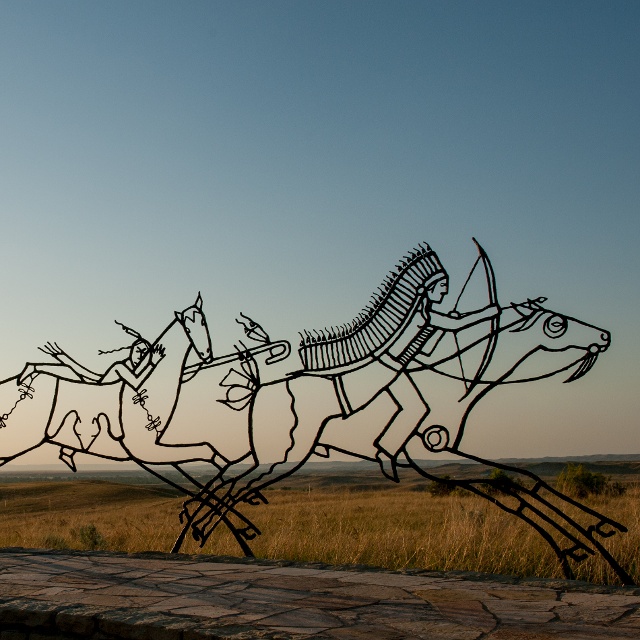 little bighorn sculptures