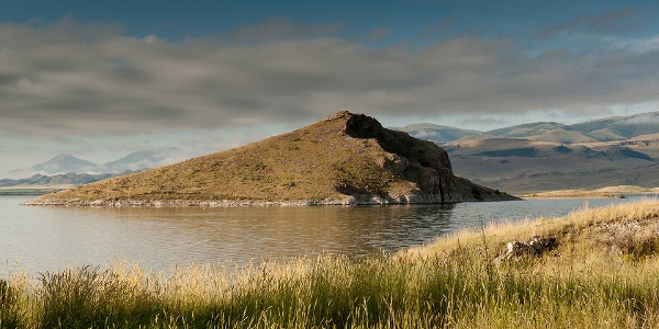 photo of Beaverhead Rock in Clark Canyon Reservoir