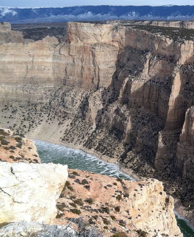 A view of Bighorn Canyon