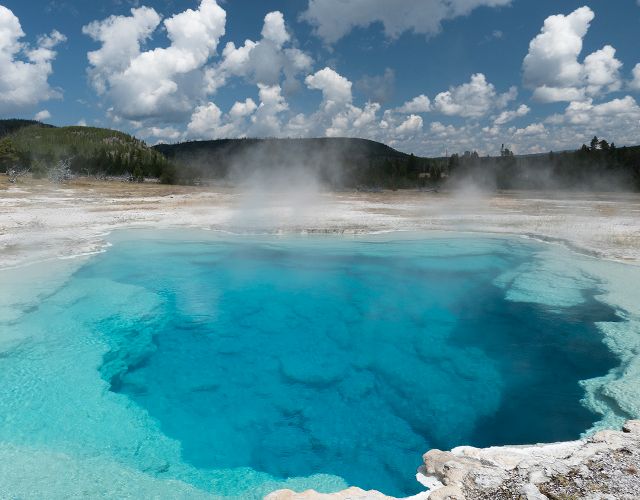 Sapphire Pool in Yellowstone National Park