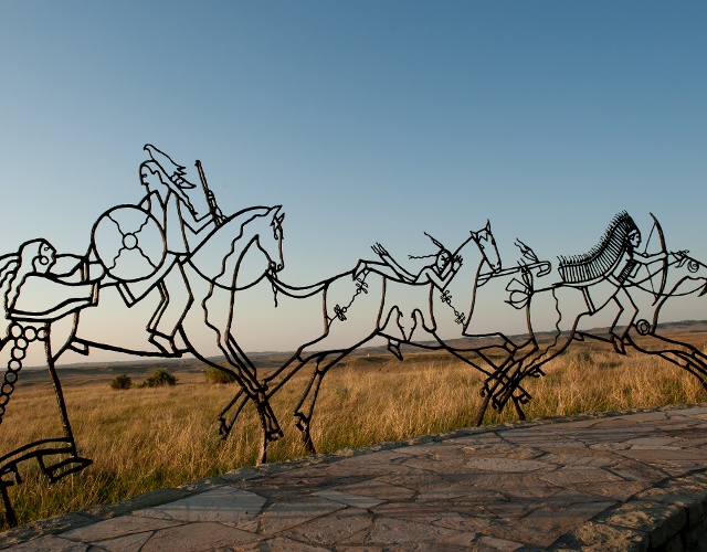Indian Memorial at the Little Bighorn Battlefields