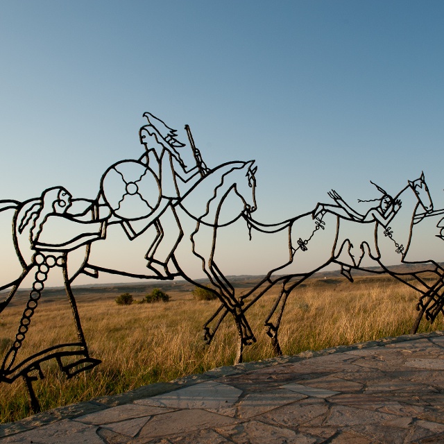 Indian Memorial at Little Bighorn Battlefield