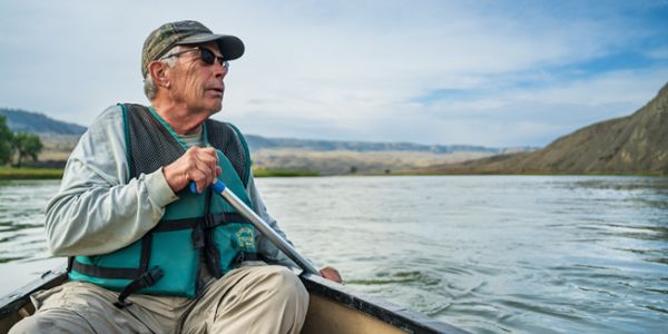 Canoeing on the Upper Missouri River Breaks