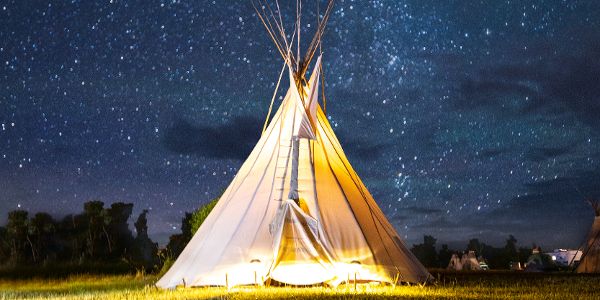Teepee on Indian Country