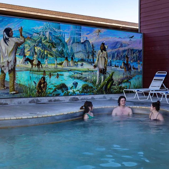 Murals at Spa Hot Springs in White Sulphur Hot Springs